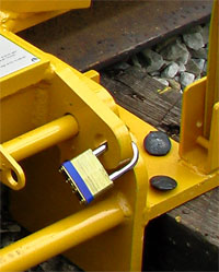 4124-97 Derails - Accessories 
Padlock for Hinged Derail