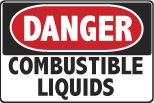 6-COMB Signs - OSHA 
DANGER COMBUSTIBLE LIQUIDS - Danger Combustible Liquids