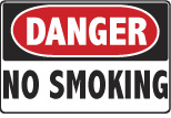 6-SMOK Signs - OSHA 
DANGER NO SMOKING - Danger No Smoking